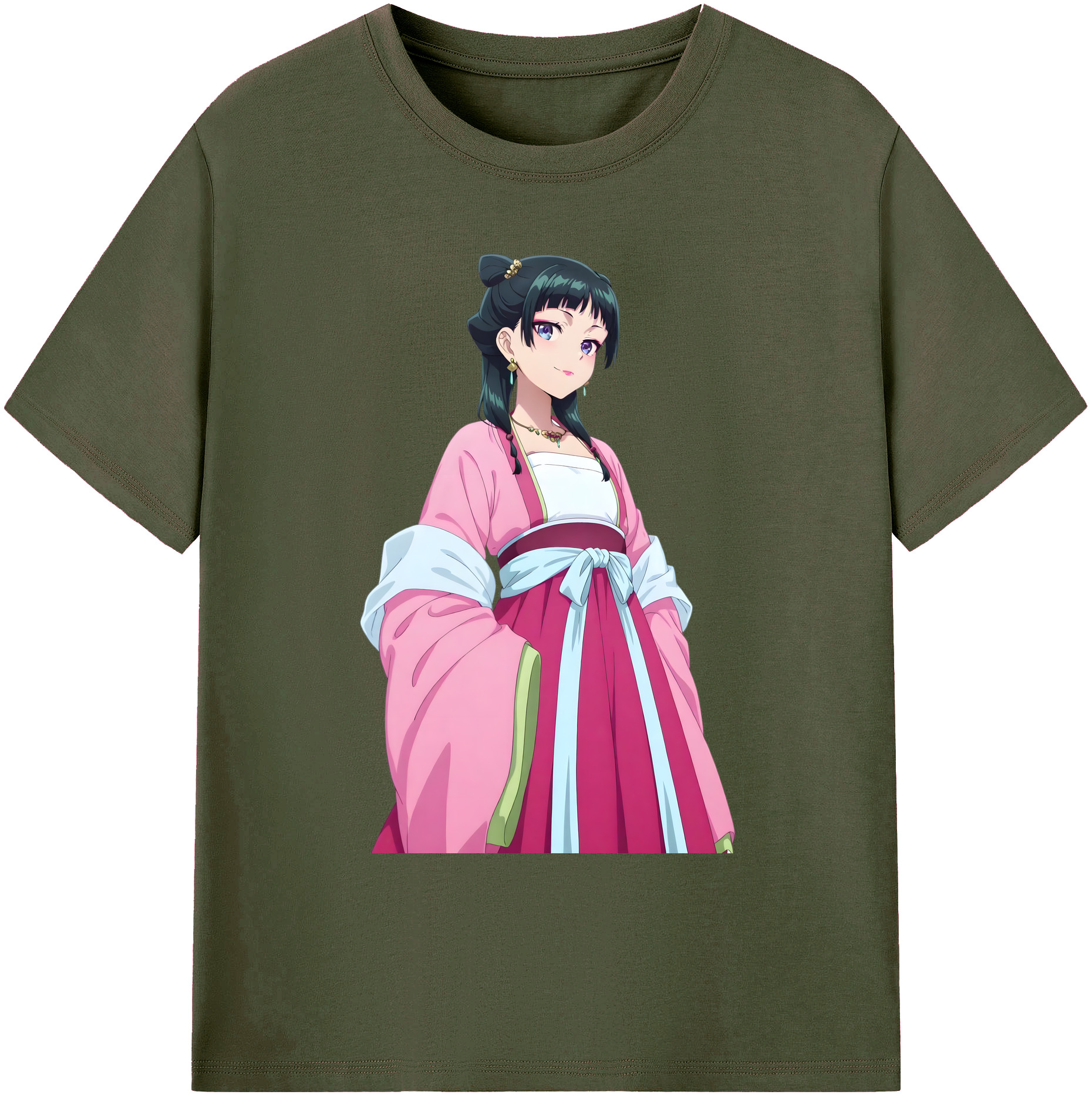 （画像用） 薬屋のひとりごと The Apothecary Diaries 綿100％ メンズ半袖Tシャツ｜肌触りやわらか＆通気性